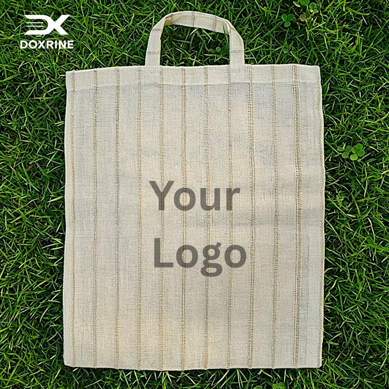 Doxrine branded jute bag